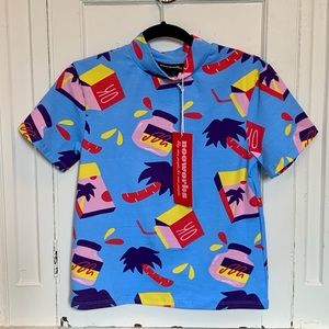 NWT Nooworks Snacks Mock Neck - Size Medium